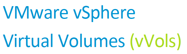 vSphere Virtual Volumes