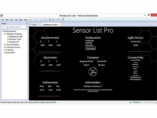 A Tablet in Your Virtual Machine